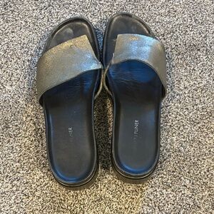 Donald J. Pliner Women's Metallic Slide Sandals